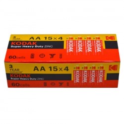 Kodak Super Heavy Duty Çinko Karbon Aa Ince Kalem Pil 60'lı