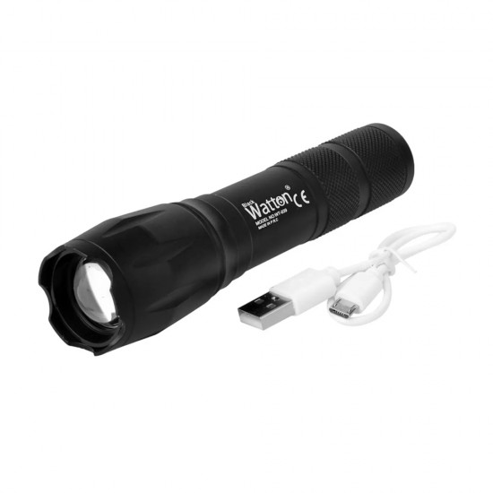 Powerbank Özellikli Uzun Menzilli EL Feneri Watton Wt-039 Powerbank Özellikli Uzun Menzilli EL Feneri Watton Wt-039